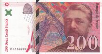 France 200 Francs - Gustave Eiffel - Tour Eiffel  - 1996 - Serial P.053