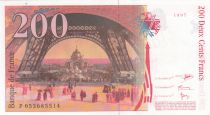 France 200 Francs - Gustave Eiffel - Tour Eiffel  - 1996 - Serial P.053