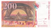 France 200 Francs - Gustave Eiffel - Tour Eiffel  - 1996 - Serial Q.052