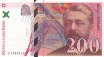 France 200 Francs - Gustave Eiffel - Tour Eiffel - 1999 - Serial D.074