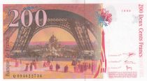 France 200 Francs - Gustave Eiffel - Tour Eiffel - 1999 - Serial Q.094