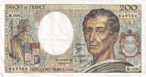 France 200 Francs - Montesquieu - 1981 - Serial M.006