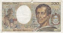 France 200 Francs - Montesquieu - 1981 - Serial U.008