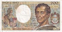 France 200 Francs - Montesquieu - 1981 - Serial V.002