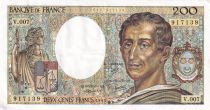 France 200 Francs - Montesquieu - 1981 - Serial V.007