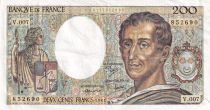 France 200 Francs - Montesquieu - 1981 - Serial V.007