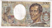 France 200 Francs - Montesquieu - 1981 - Serial Y.007