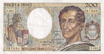 France 200 Francs - Montesquieu - 1981 - Série D.008 - F.70.01