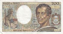 France 200 Francs - Montesquieu - 1982 - Serial A.013