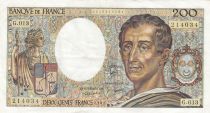 France 200 Francs - Montesquieu - 1982 - Serial G.013