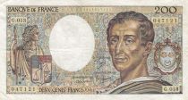 France 200 Francs - Montesquieu - 1982 - Serial G.013