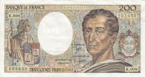 France 200 Francs - Montesquieu - 1982 - Serial K.009