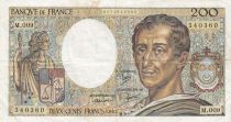 France 200 Francs - Montesquieu - 1982 - Serial K.009