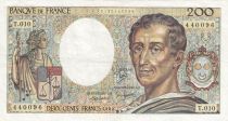 France 200 Francs - Montesquieu - 1982 - Serial T.010