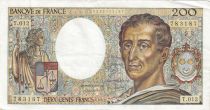 France 200 Francs - Montesquieu - 1982 - Serial T.012