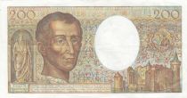 France 200 Francs - Montesquieu - 1982 - Serial X.013 - F.70.02