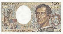 France 200 Francs - Montesquieu - 1982 - Serial Y.013 - F.70.02