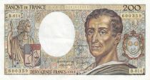 France 200 Francs - Montesquieu - 1983 - Serial B.014 - F.70.03