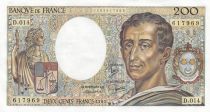 France 200 Francs - Montesquieu - 1983 - Serial D.014 - F.70.03