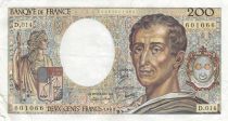 France 200 Francs - Montesquieu - 1983 - Serial D.014 - F.70.03