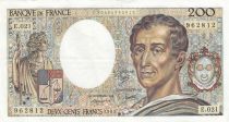 France 200 Francs - Montesquieu - 1983 - Serial E.021 - F.70.03