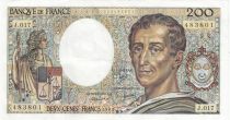 France 200 Francs - Montesquieu - 1983 - Serial J.017 - F.70.03