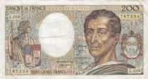 France 200 Francs - Montesquieu - 1983 - Serial L.016 - F.70.03