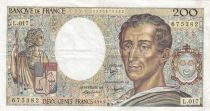 France 200 Francs - Montesquieu - 1983 - Serial L.017 - F.70.03