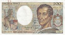 France 200 Francs - Montesquieu - 1983 - Serial T.017 - F.70.03