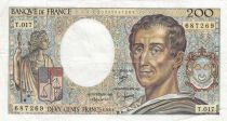 France 200 Francs - Montesquieu - 1983 - Serial T.017 - F.70.03