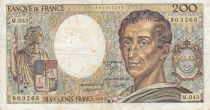 France 200 Francs - Montesquieu - 1986 - Serial M.043