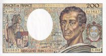 France 200 Francs - Montesquieu - 1988 - Série N.062 - F.70.08