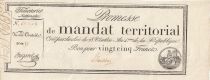 France 25 francs - Mandat Territorial - série 15 - Num 63208 - 1796