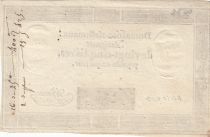 France 25 Livres - Black print - 06-06-1793 - Sign. Jame - Serial 2919