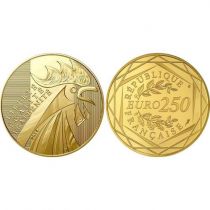 France 250 Euros Rooster 1st Type - 2014 - Gold - Proof - Without Case