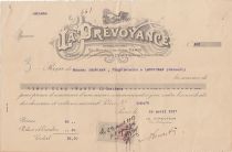 France 25.10 francs - Reçu de chèque de banque - La prévoyance - 1917