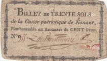 France 30 sols - Orne - Patriotic fund of Nonant - ND