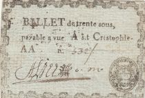 France 30 sous - Sarthe - St. Christophe - 1792