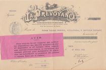 France 35.20 francs - Bank cheque receipt - La prévoyance - 1915