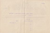 France 35.20 francs - Bank cheque receipt - La prévoyance - 1917