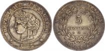 France 5 Centimes, Céres - 1877 A