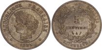 France 5 Centimes, Céres - 1885 A