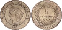 France 5 Centimes, Céres - 1886 A