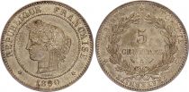 France 5 Centimes, Céres - 1890 A