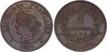 France 5 Centimes Ceres - Third Republic  - 1897 Torch A Paris