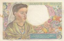 France 5 Francs -  Berger - 23-12-1943 - Série N.113