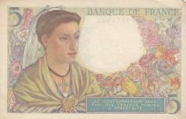 France 5 Francs -  Berger - 23-12-1943 - Série T.120