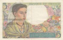 France 5 Francs - Berger - 05-08-1943 - Série M.58