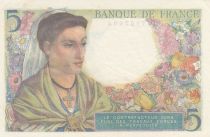 France 5 Francs - Berger - 05-08-1943 - Série X.67