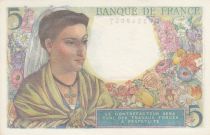 France 5 Francs - Berger - 22-07-1943 - Série Y.37